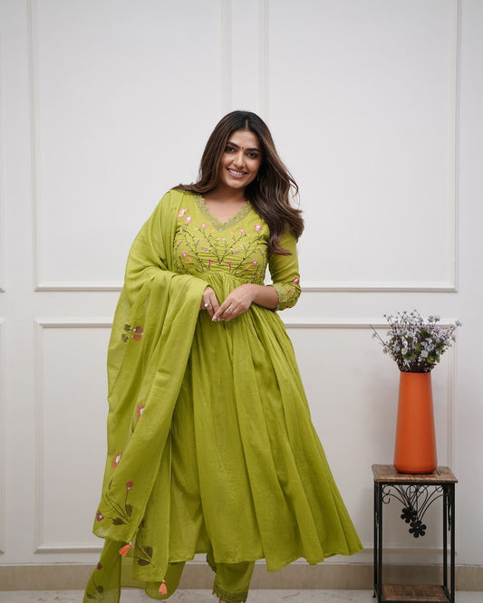Soch Beautiful embroidery and sequence work Set For Women