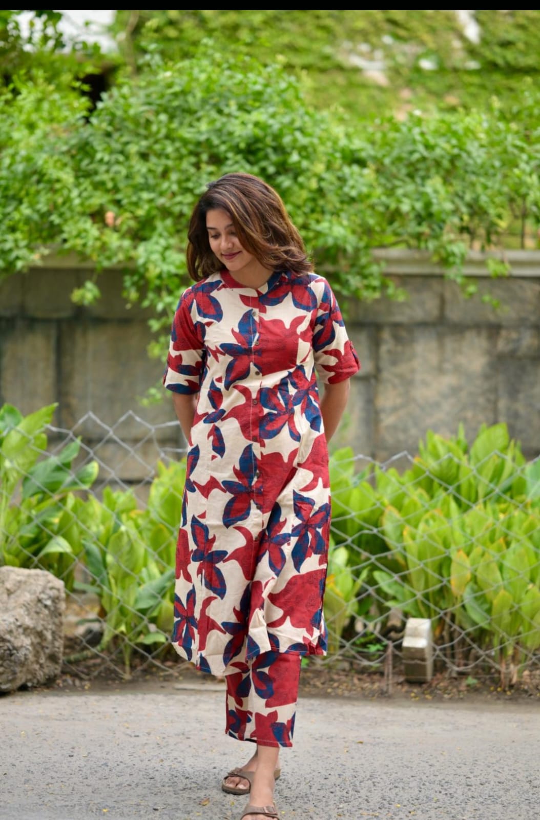 Soch Chic Floral Printed Cotton Co-Ord Set