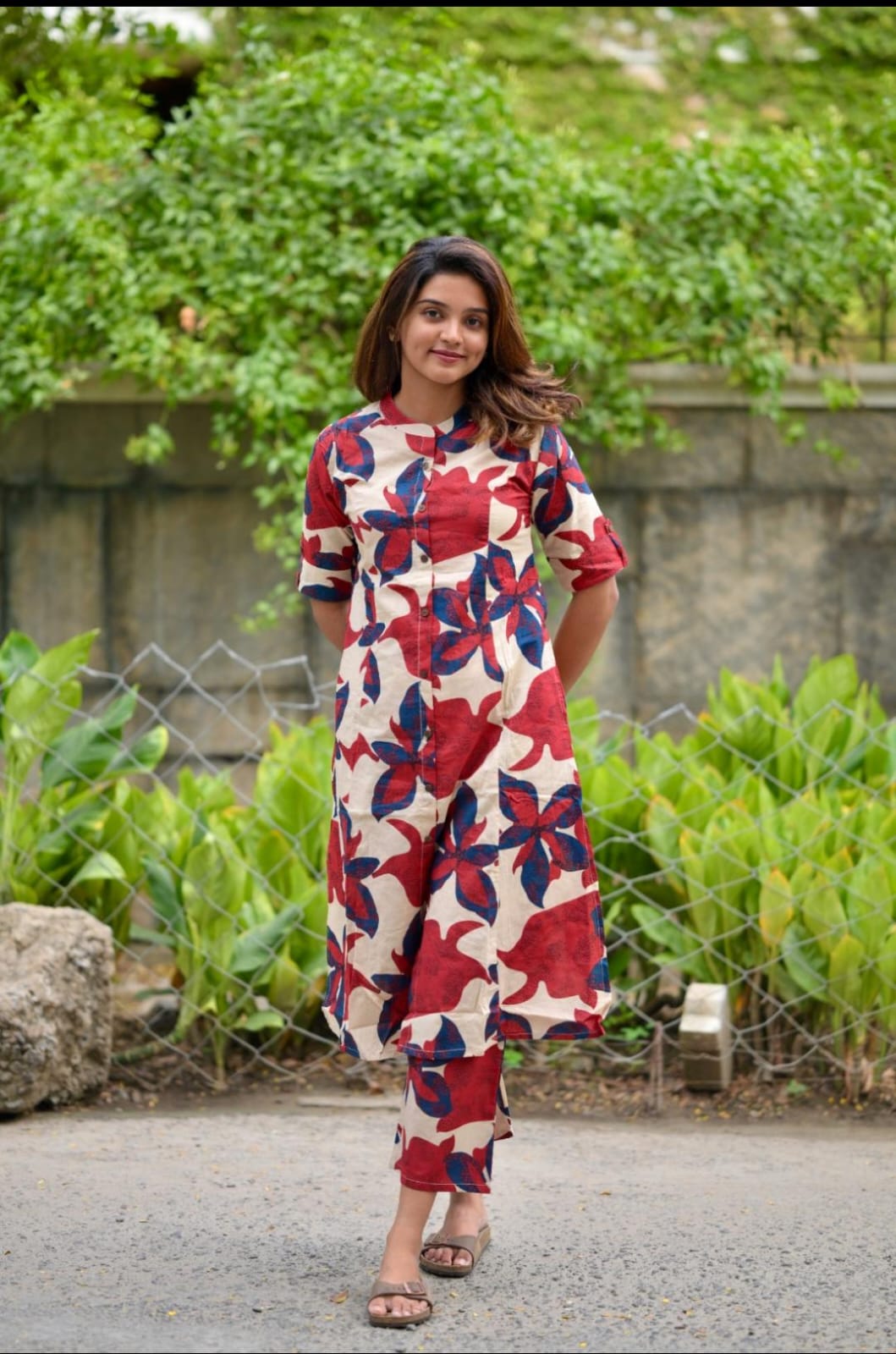 Soch Chic Floral Printed Cotton Co-Ord Set