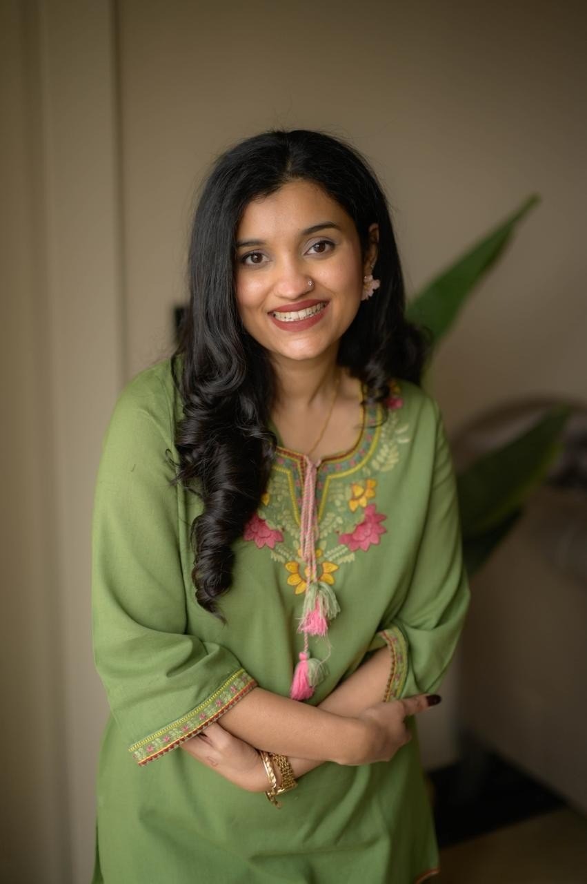 Olive Green Embroidery Cotton Co Ord Set